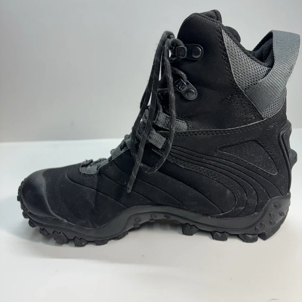 Merrell Chameleon Black Thermo 8 Tall Waterproof Men's 7.5 Hiking Outdoor Trail - Picture 8 of 10